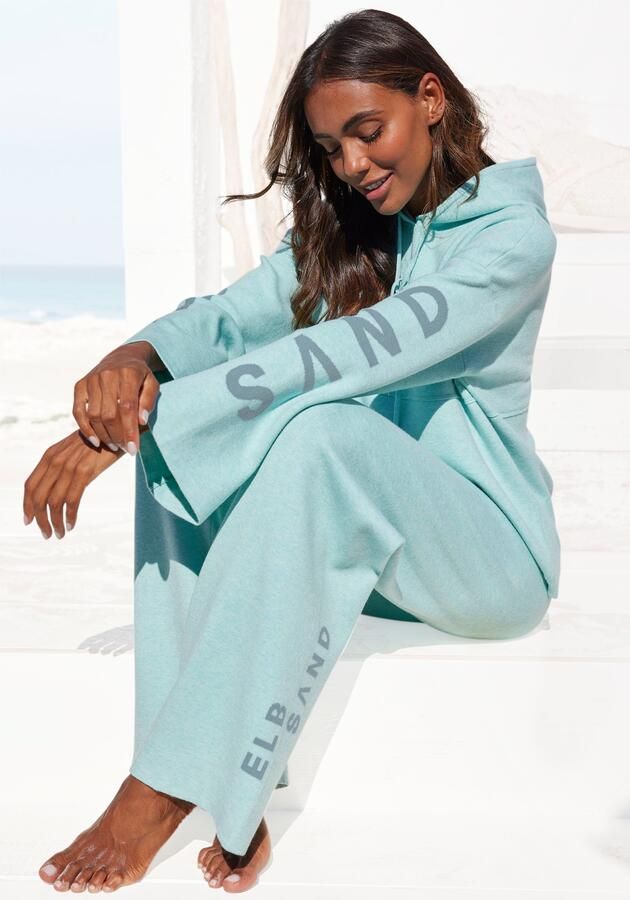 Elbsand Capuchontrui Hoodie met geborduurd logo loungewear - Foto 6