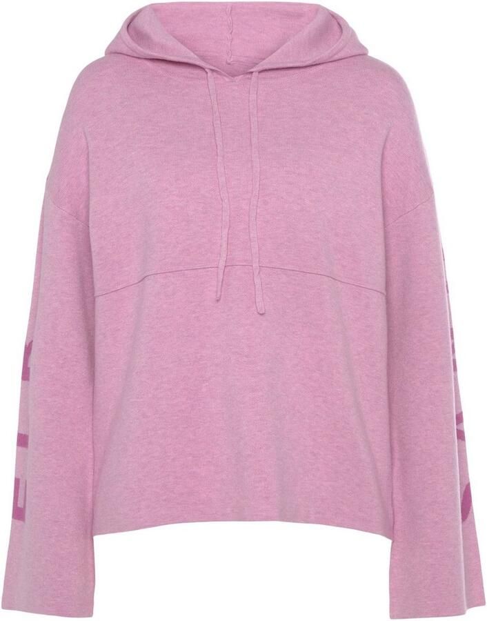 Elbsand Capuchontrui Hoodie met geborduurd logo loungewear