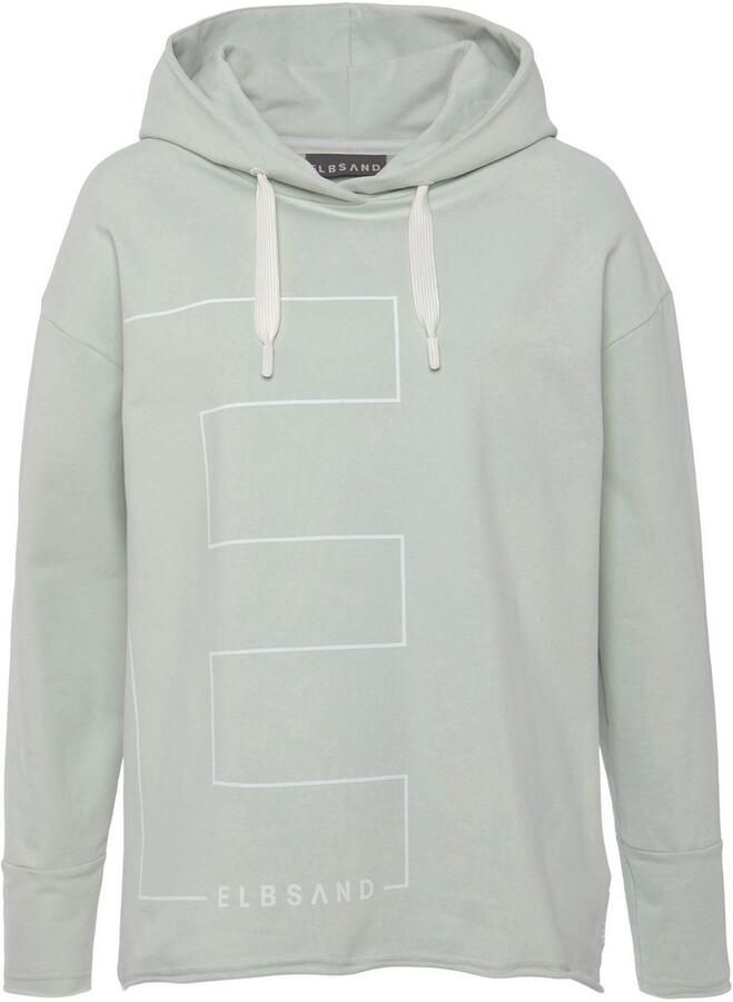 Elbsand Hoodie Dea hoodie met logo-opdruk aan de voorkant - Foto 2