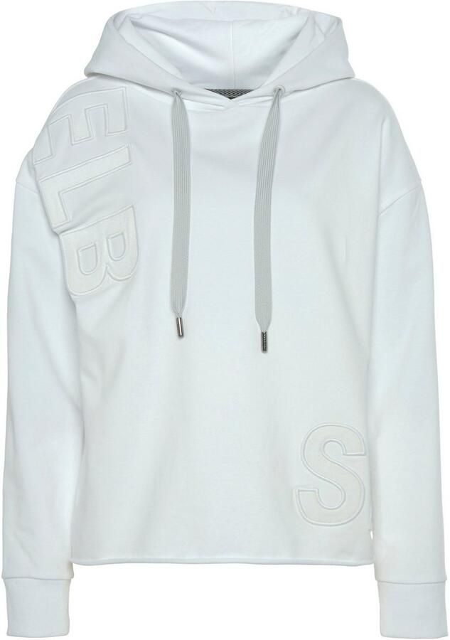 Elbsand Hoodie ELGIN met logo-borduurwerk losse hoodie van elastische katoen - Foto 5