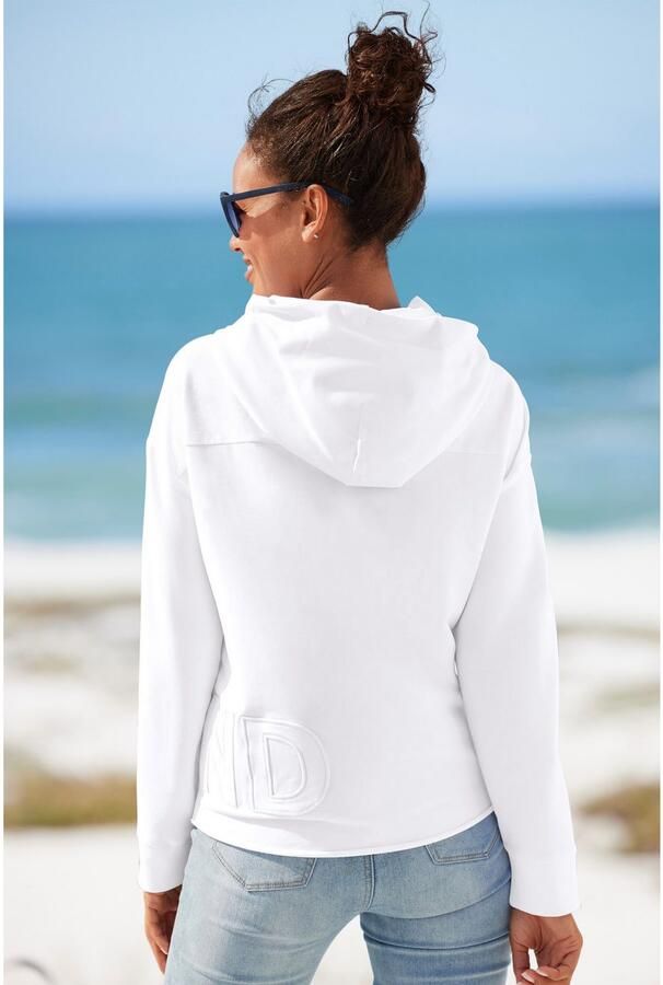 Elbsand Hoodie ELGIN met logo-borduurwerk losse hoodie van elastische katoen - Foto 9