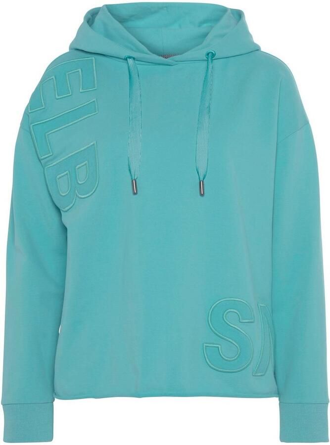 Elbsand Hoodie ELGIN met logo-borduurwerk losse hoodie van elastische katoen - Foto 2