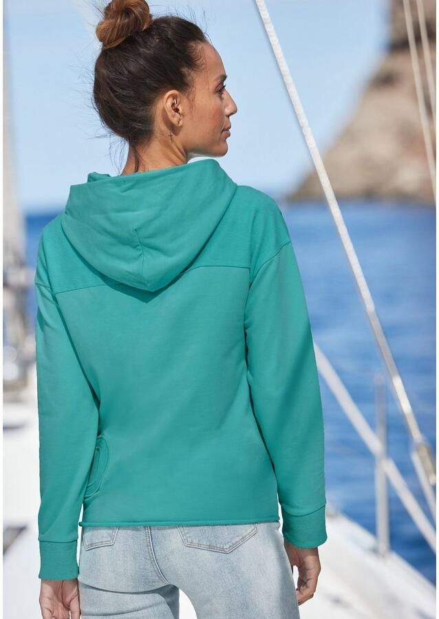 Elbsand Hoodie ELGIN met logo-borduurwerk losse hoodie van elastische katoen - Foto 4