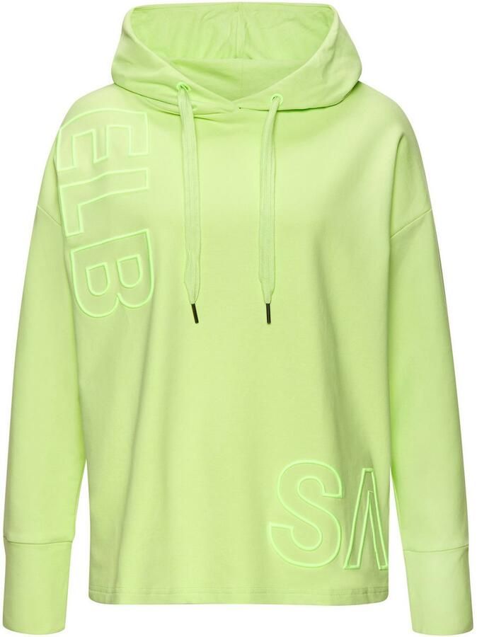 Elbsand Hoodie ELGIN met logo-borduurwerk losse hoodie van elastische katoen - Foto 3