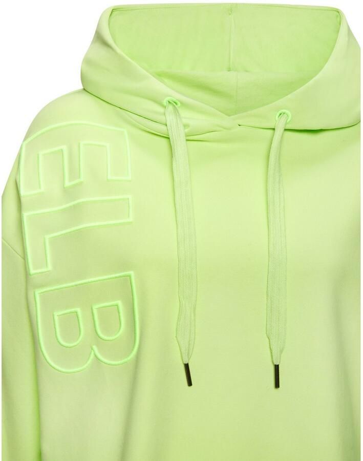 Elbsand Hoodie ELGIN met logo-borduurwerk losse hoodie van elastische katoen