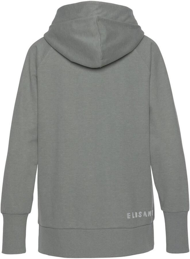 Elbsand Hoodie Svana met logoprint comfortabele hoodie zijslitsen - Foto 2