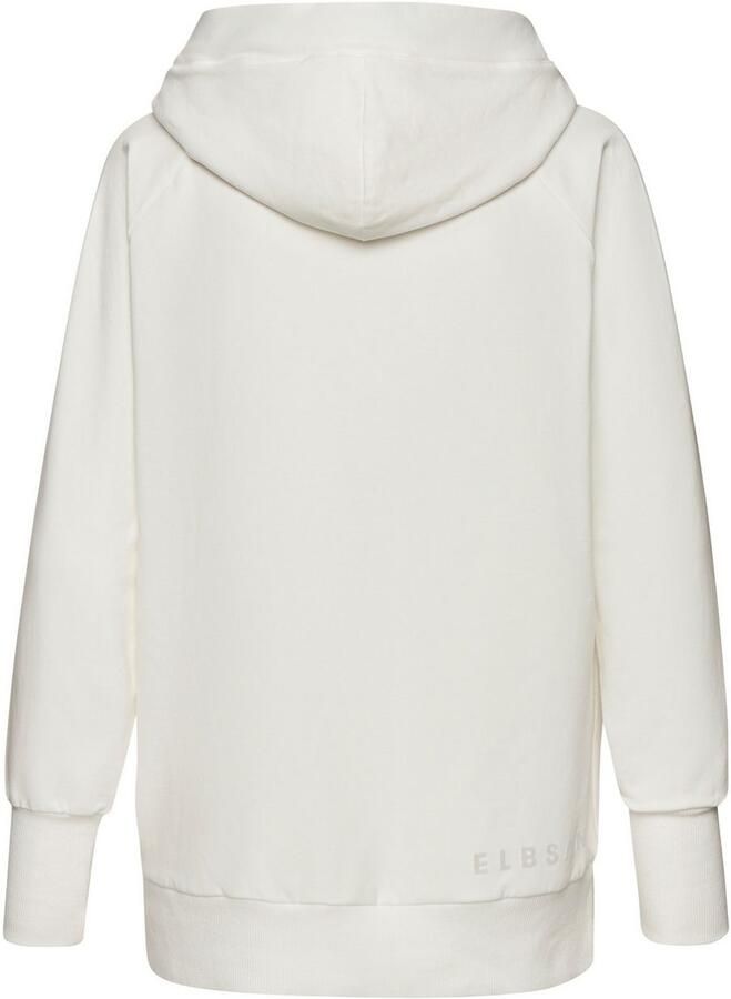 Elbsand Hoodie Svana met logoprint comfortabele hoodie zijslitsen - Foto 2