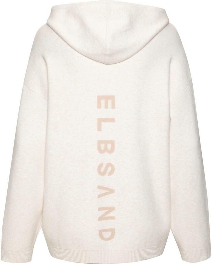 Elbsand Hoodie van hoogwaardige brei
