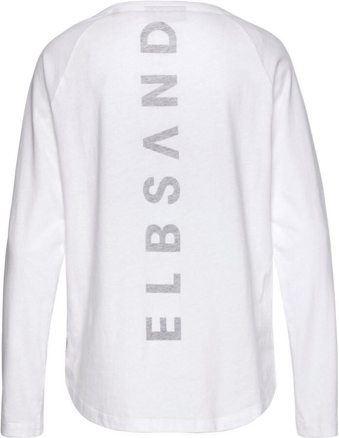 Elbsand Longsleeve TINNA met logoprint op de rug shirt met lange mouwen van een katoenmix sportief-casual - Foto 9