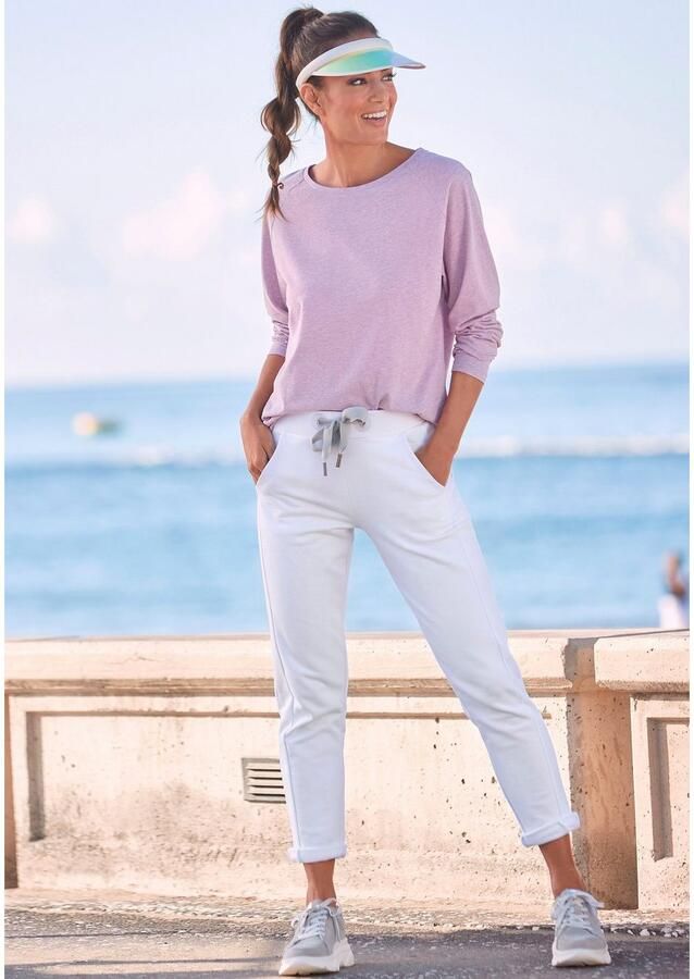 Elbsand Longsleeve Tira met logoprint op de rug shirt met lange mouwen sportief-casual - Foto 4