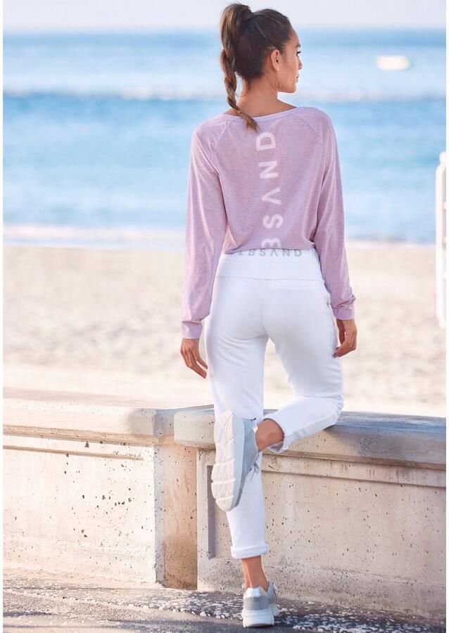 Elbsand Longsleeve Tira met logoprint op de rug shirt met lange mouwen sportief-casual - Foto 5