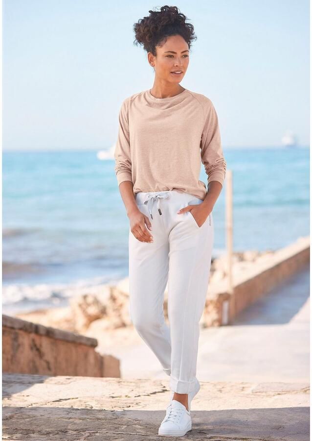 Elbsand Longsleeve Tira met logoprint op de rug shirt met lange mouwen sportief-casual - Foto 4