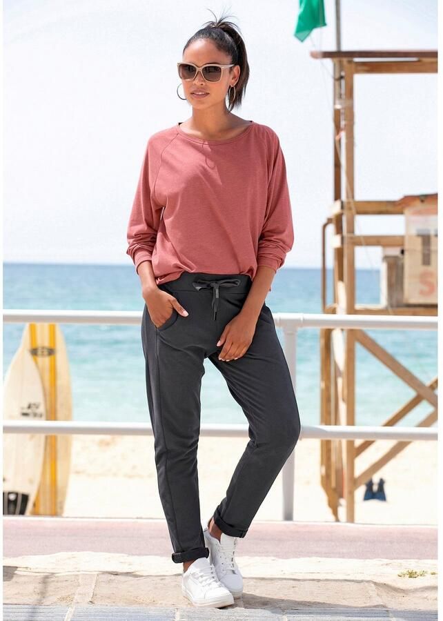 Elbsand Longsleeve Tira met logoprint op de rug shirt met lange mouwen sportief-casual - Foto 3