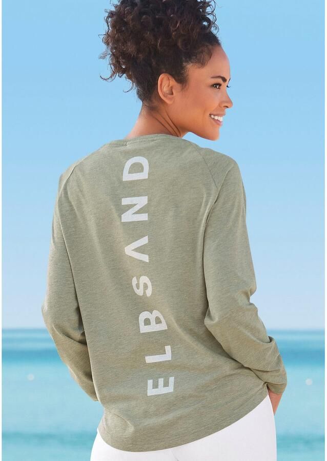 Elbsand Longsleeve Tira met logoprint op de rug shirt met lange mouwen sportief-casual - Foto 3