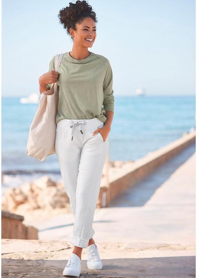 Elbsand Longsleeve Tira met logoprint op de rug shirt met lange mouwen sportief-casual - Foto 4