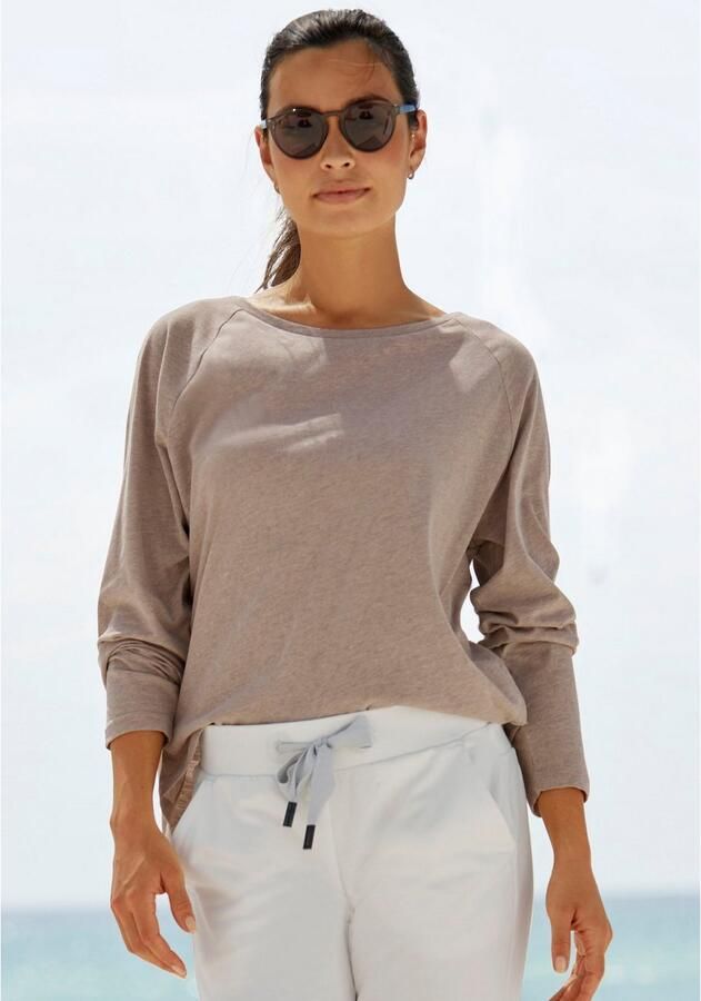 Elbsand Longsleeve Tira met logoprint op de rug shirt met lange mouwen sportief-casual - Foto 6