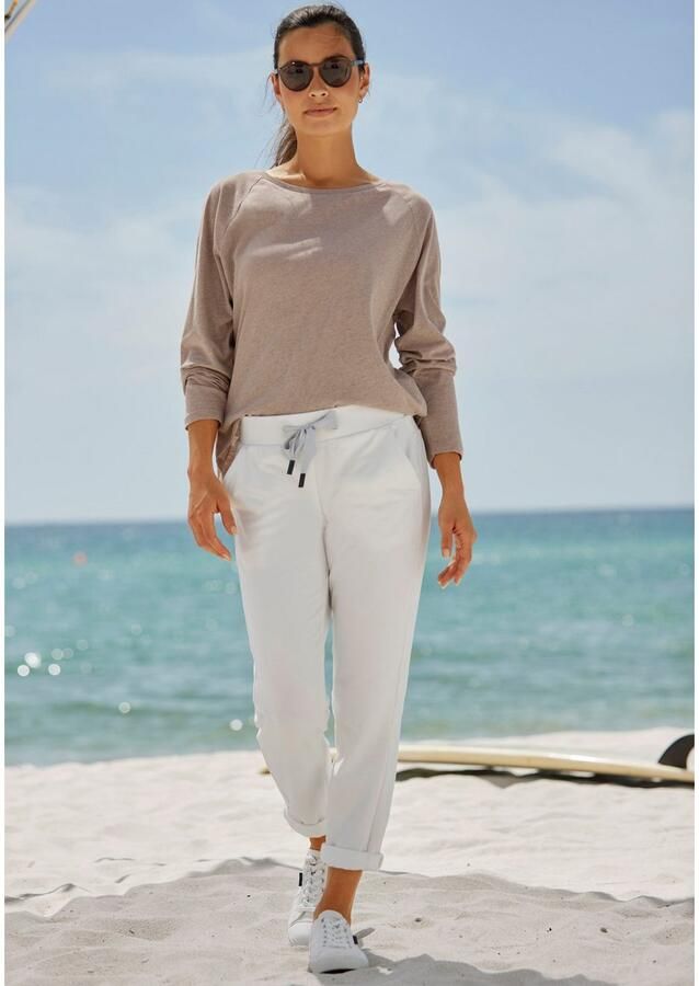 Elbsand Longsleeve Tira met logoprint op de rug shirt met lange mouwen sportief-casual - Foto 3