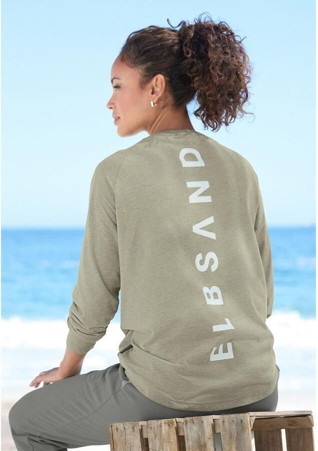 Elbsand Longsleeve Tira met logoprint op de rug shirt met lange mouwen sportief-casual - Foto 7