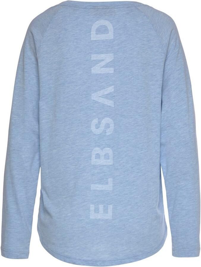 Elbsand Longsleeve Tira met logoprint op de rug shirt met lange mouwen van een katoenmix sportief-casual - Foto 2