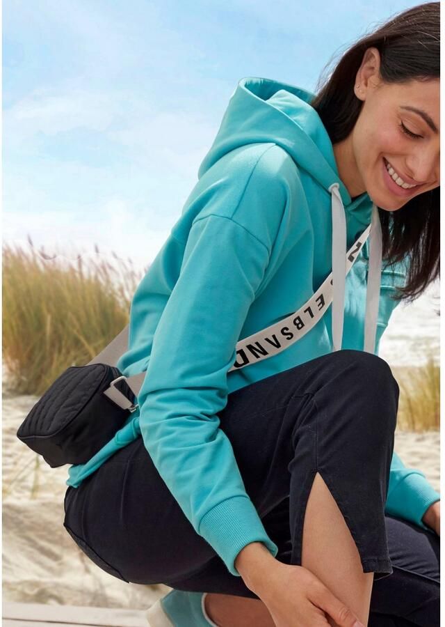 Elbsand Schoudertas Minibag Handtas met stiksels crossbody tas VEGAN - Foto 2