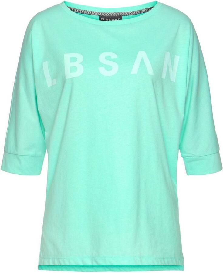 Elbsand Shirt met 3 4-mouwen IDUNA gemaakt van een katoenmix losse pasvorm sportief-casual