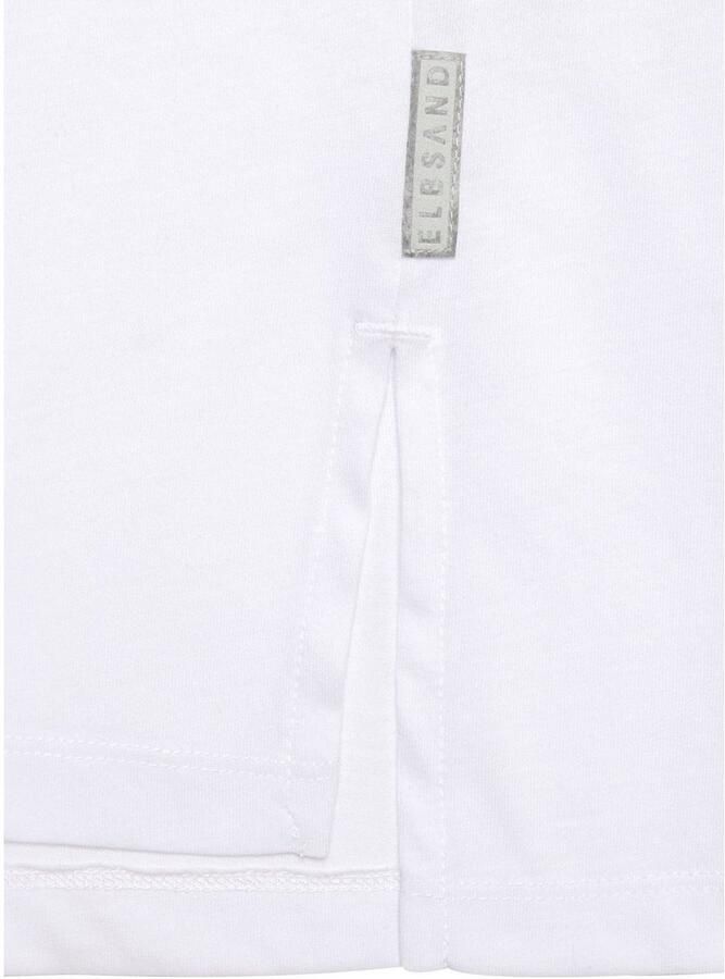 Elbsand Shirt met 3 4-mouwen IDUNA met logoprint katoenmix losse pasvorm - Foto 3