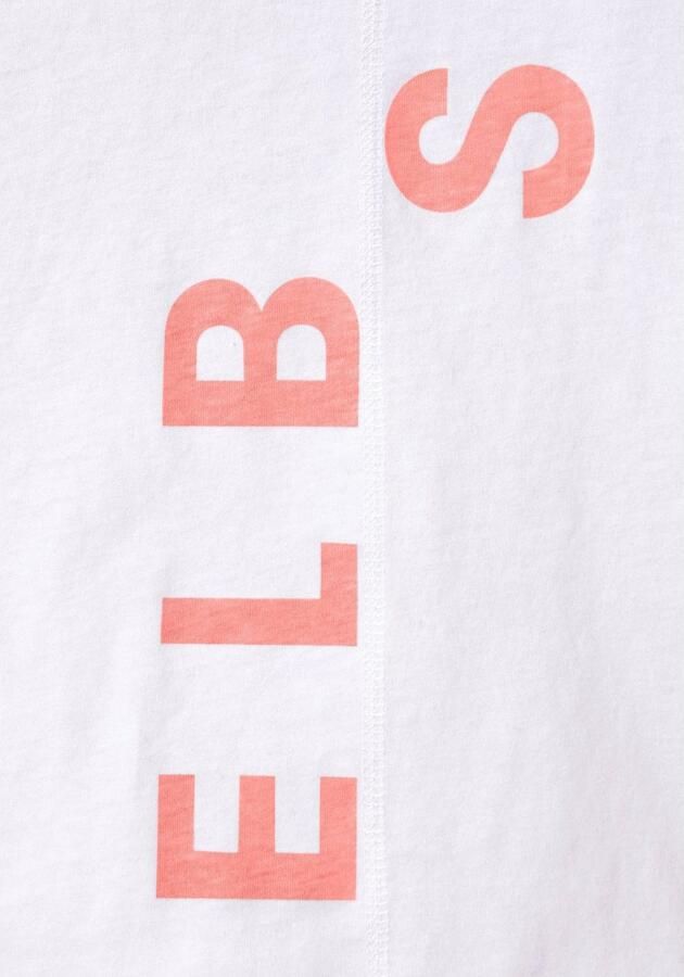 Elbsand Shirt met lange mouwen Raina met logoprint op de rug longsleeve van katoenmix - Foto 5