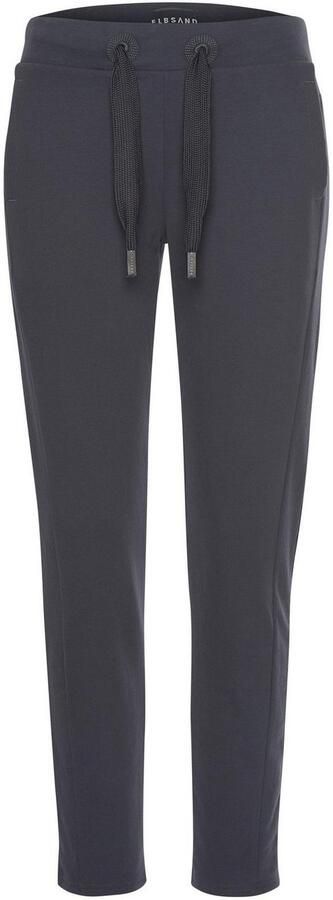 Elbsand Sweatbroek Brinja met logoprint op de tailleband en zakken joggingbroek loungebroek - Foto 6