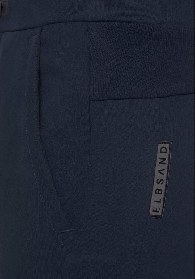 Elbsand Sweatbroek Brinja met logoprint op de tailleband en zakken joggingbroek loungebroek - Foto 6
