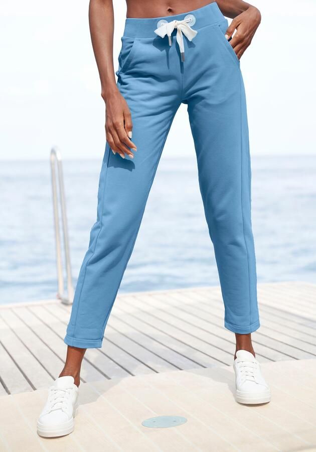 Elbsand Sweatbroek Brinja met zakken en brede trekkoorden joggingbroek casual pasvorm - Foto 5