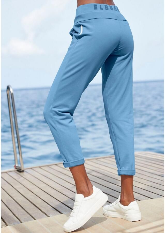 Elbsand Sweatbroek Brinja met zakken en brede trekkoorden joggingbroek casual pasvorm - Foto 2