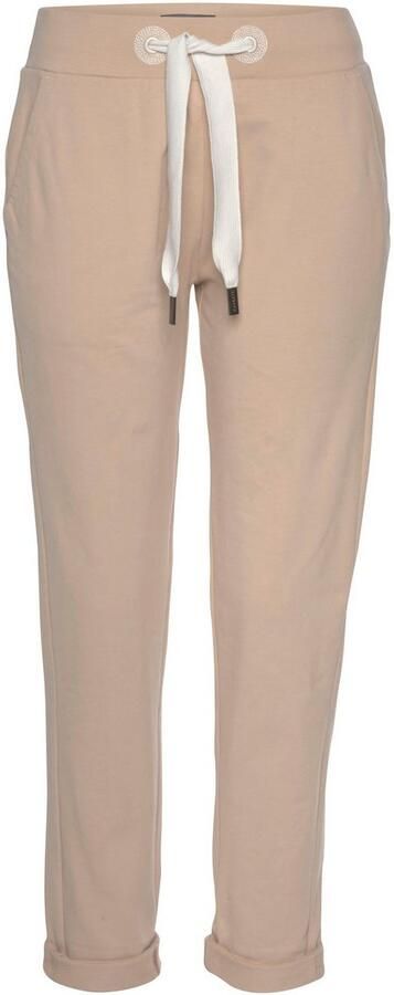 Elbsand Sweatbroek Brinja met zakken en brede trekkoorden joggingbroek casual pasvorm - Foto 6