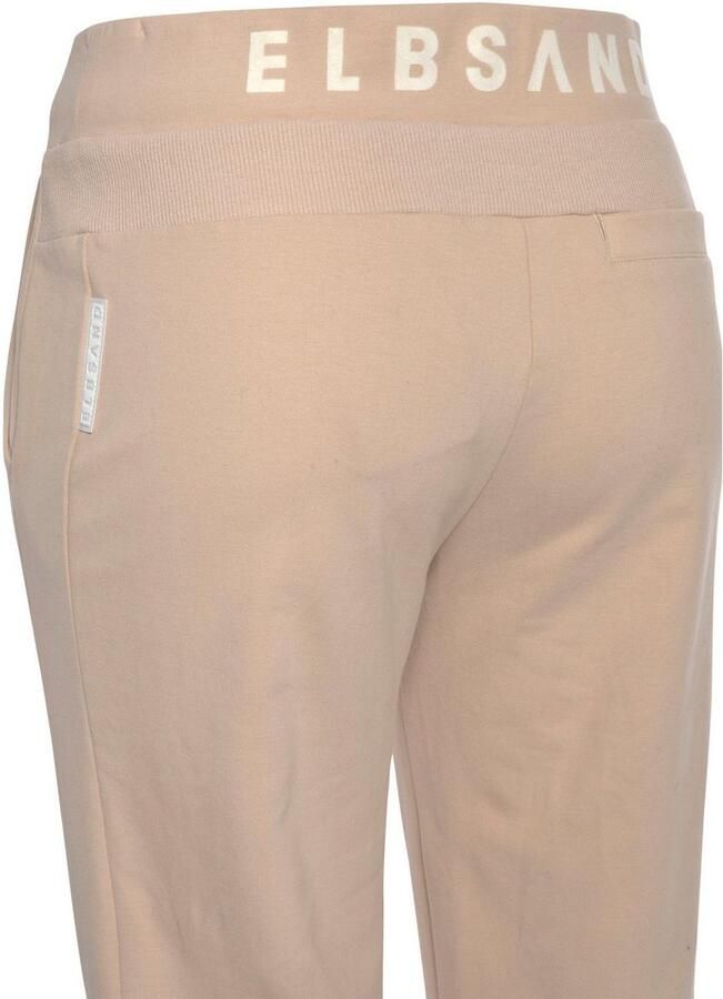 Elbsand Sweatbroek Brinja met zakken en brede trekkoorden joggingbroek casual pasvorm