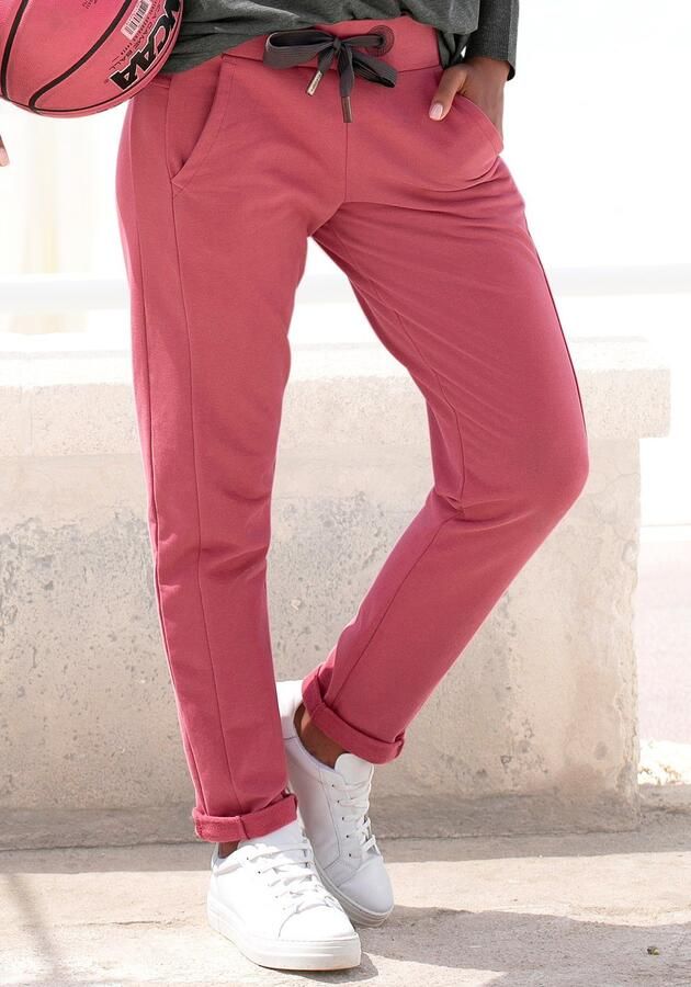 Elbsand Sweatbroek Brinja met zakken en brede trekkoorden joggingbroek casual pasvorm - Foto 7