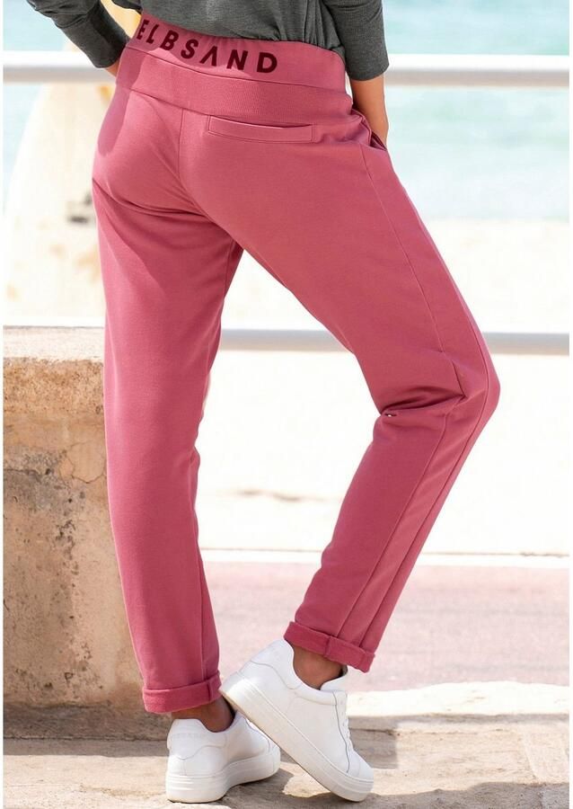 Elbsand Sweatbroek Brinja met zakken en brede trekkoorden joggingbroek casual pasvorm - Foto 3