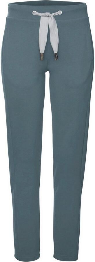 Elbsand Sweatbroek met logoprint achter joggingbroek met trekkoord en zakken - Foto 6