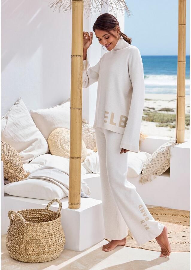 Elbsand Tricotbroek van zacht hoogwaardig breiwerk loungewear