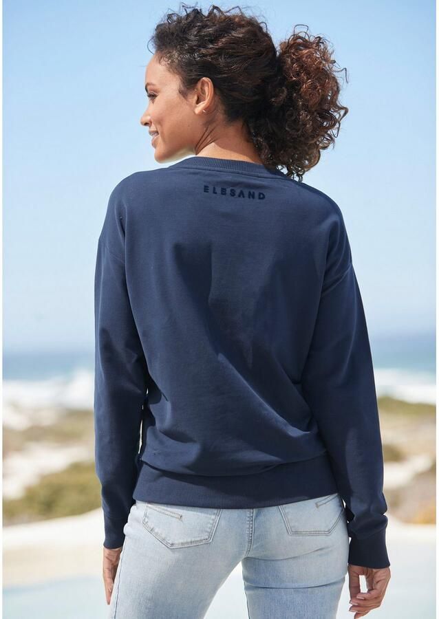 Elbsand Sweatshirt Fionni met grote logoprint sportief-casual - Foto 2