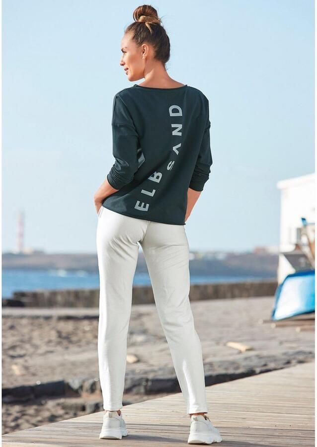Elbsand Sweatshirt Raina met logoprint op de rug sportief-casual - Foto 3