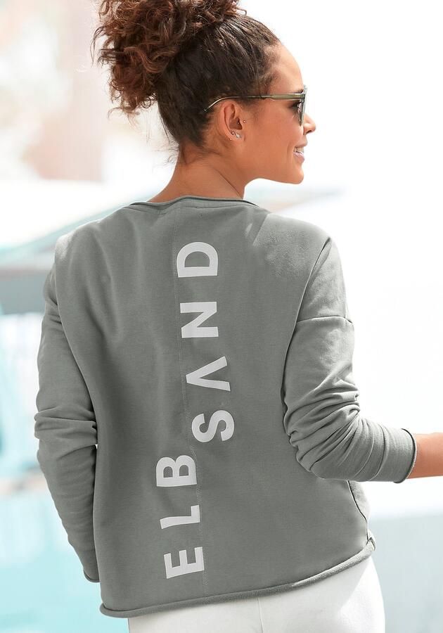 Elbsand Sweatshirt Raina met logoprint op de rug sportief-casual - Foto 7