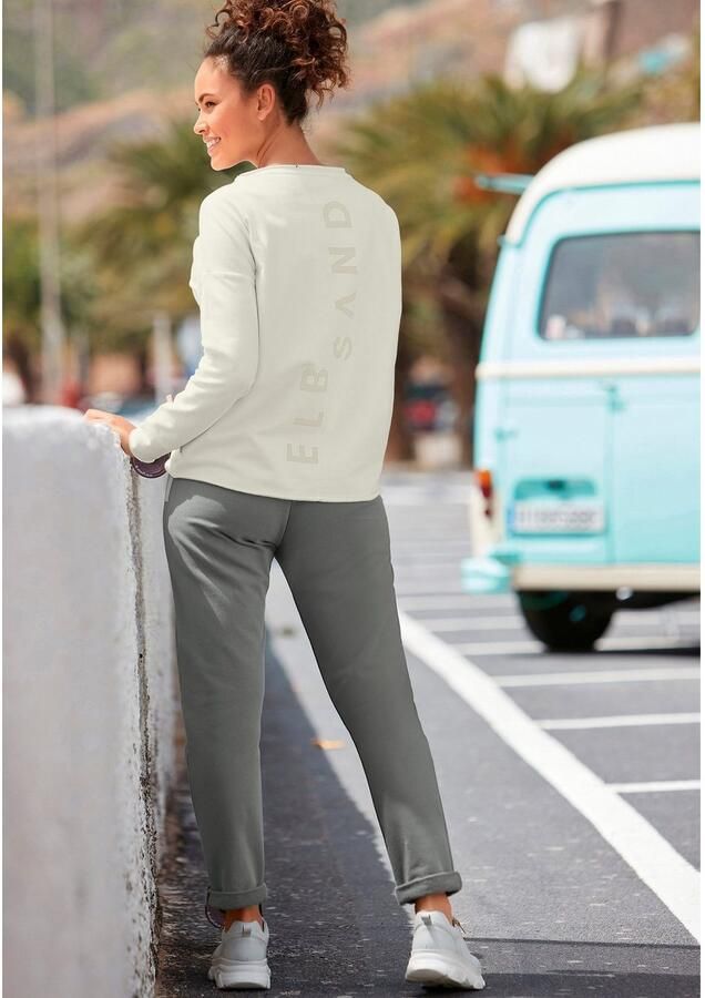 Elbsand Sweatshirt Raina met logoprint op de rug sportief-casual - Foto 4