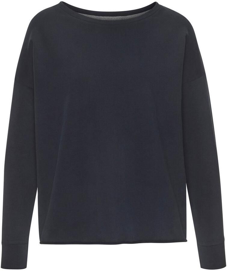 Elbsand Sweatshirt Raina met logoprint op de rug sportief-casual