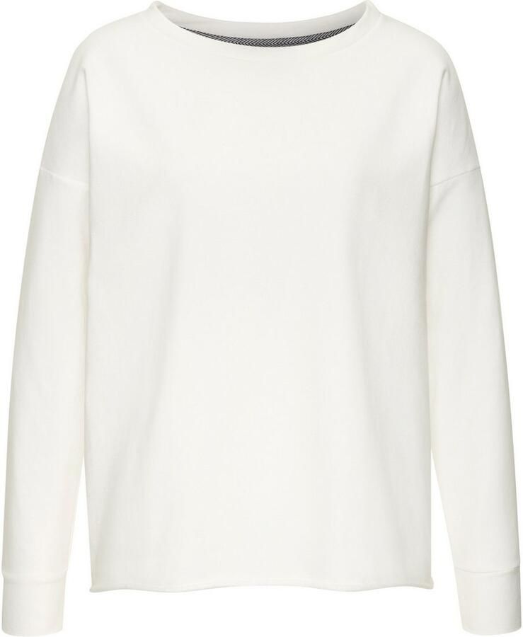 Elbsand Sweatshirt Raina met logoprint op de rug sportief-casual