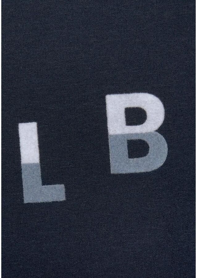 Elbsand Sweatshirt Sontje met flockprint aan de voorkant sportief-casual - Foto 3