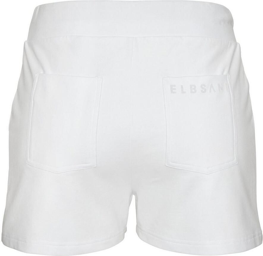 Elbsand Sweatshort Melros met zakken korte broek van katoen strandbroek sportief-casual