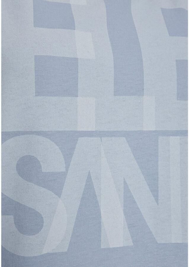 Elbsand T-shirt Eldis met logoprint korte mouwen shirt van katoenmix sportief-casual - Foto 2