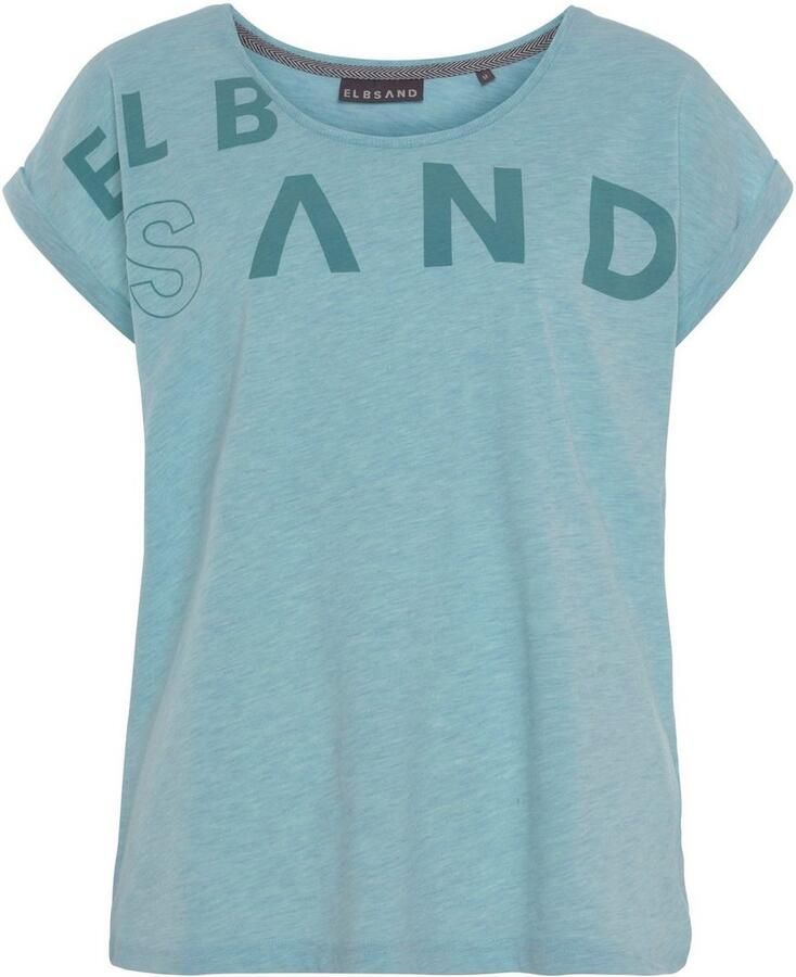 Elbsand T-shirt gemaakt van zachte jersey shirt met korte mouwen sportief en comfortabel