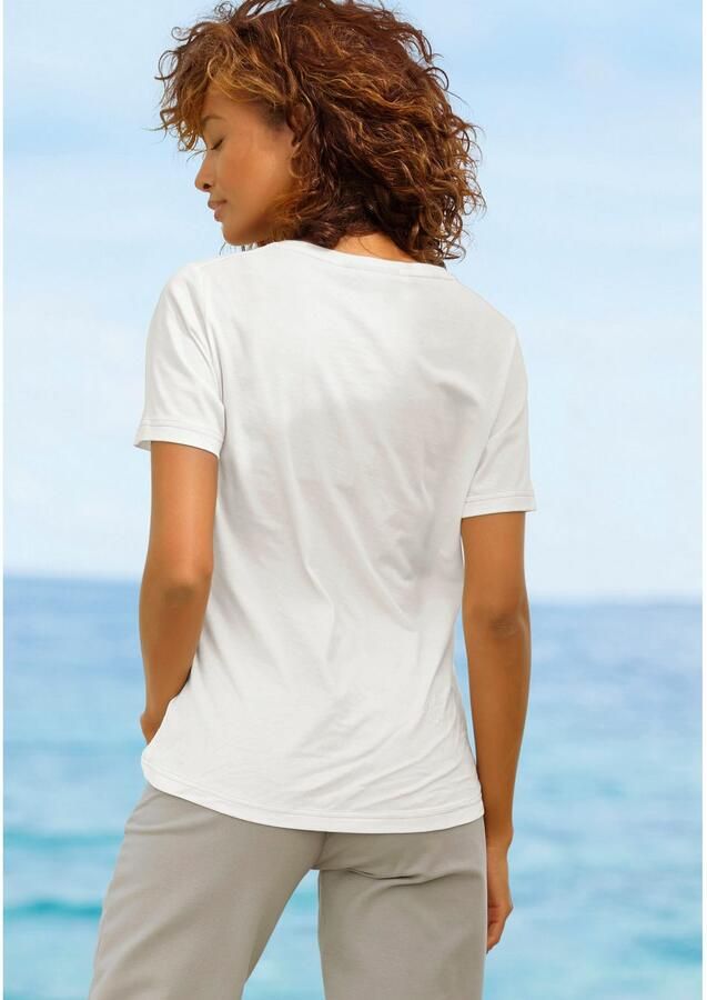 Elbsand T-shirt met logoprint voor - Foto 4