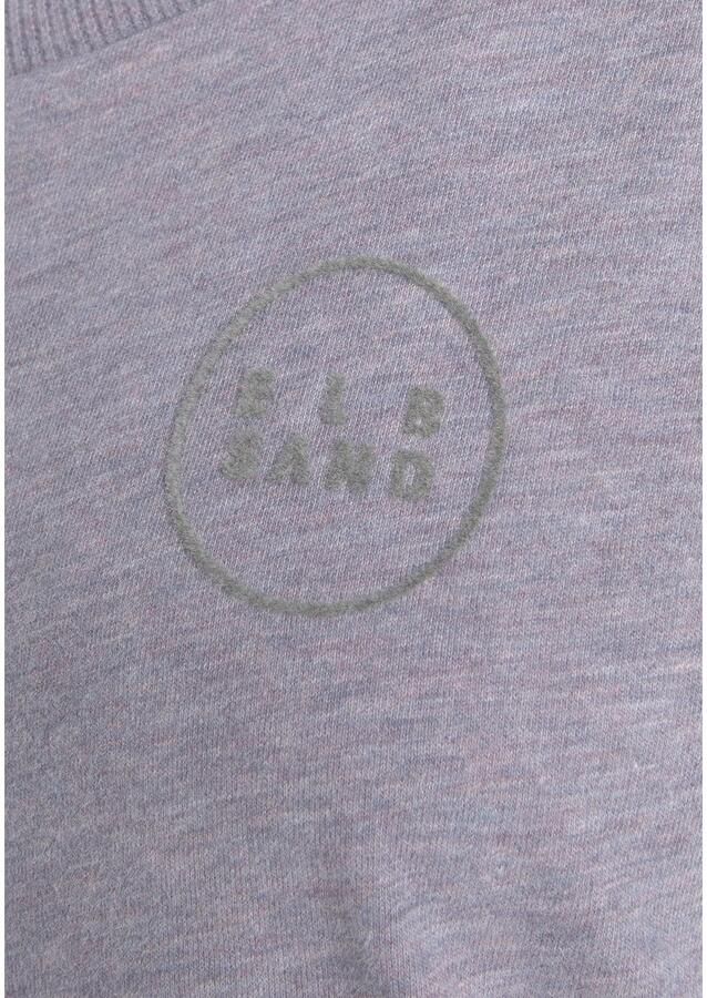 Elbsand T-shirt Ranva met logoprint shirt met korte mouwen van katoenmix sportief - Foto 3