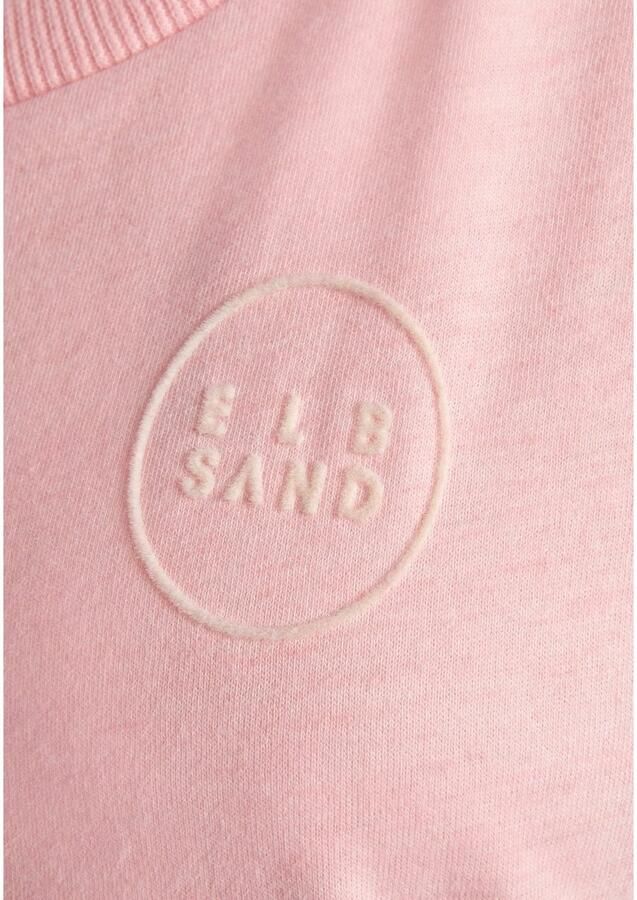 Elbsand T-shirt Ranva met logoprint shirt met korte mouwen van katoenmix sportief - Foto 4